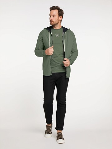 SOMWR Zip-Hoodie 'ZIP UP' in Grün