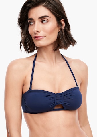 s.Oliver Bandeau Bikini - kék