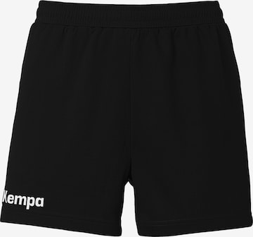KEMPA Sportshorts in Schwarz: Vorderseite