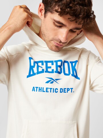 Reebok Athletic Sweatshirt in White