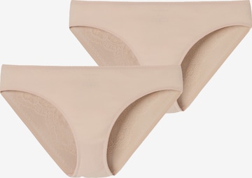 SCHIESSER Panty 'Invisible Lace' in Beige: front