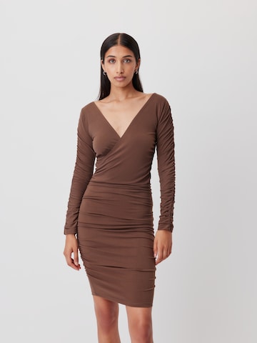 LeGer by Lena Gercke Dress 'Ireen' in Brown: front