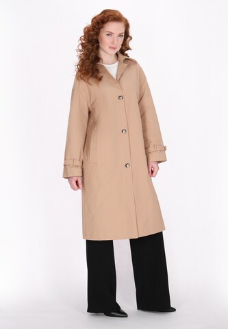 DreiMaster Klassik Between-seasons coat 'Classic Look' in Beige: front