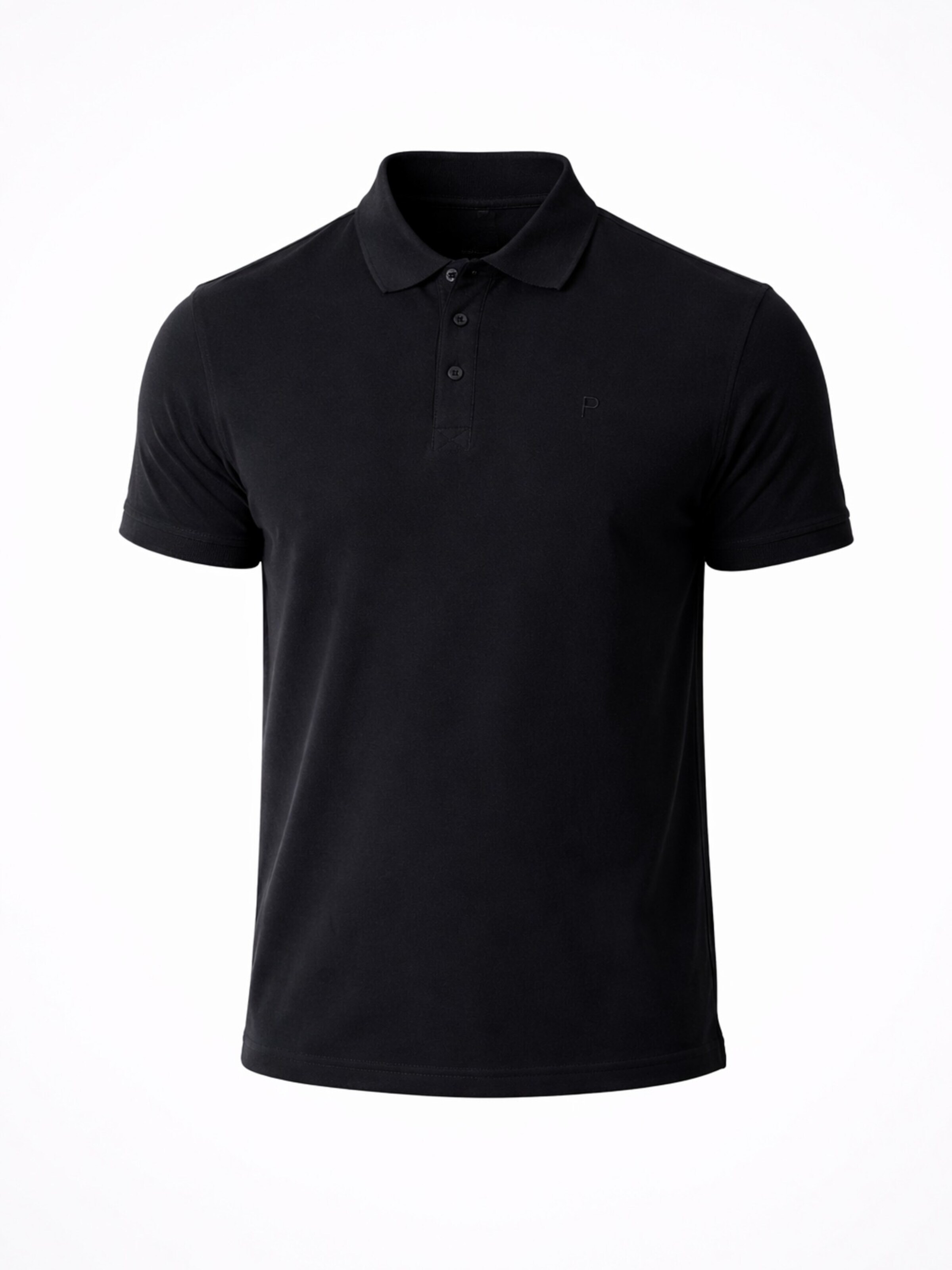 PANTONECLO Shirt 'Pantoneclo Men’s Polo Shirt' in Black: front