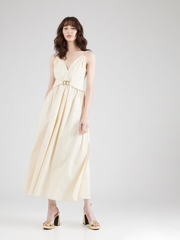 Robe Twinset en beige : devant