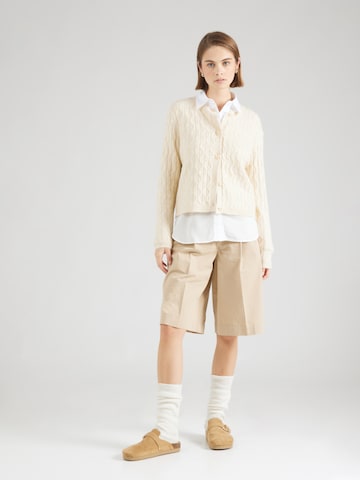 VERO MODA Gebreid vest 'VMELYA' in Beige