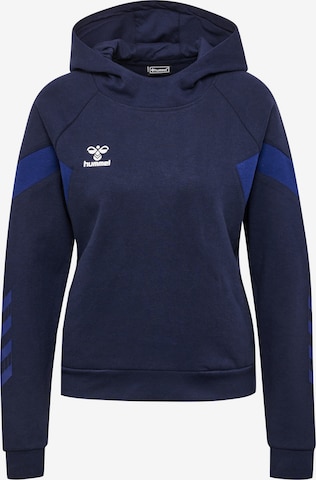 Hummel Sportief sweatshirt 'TRAVEL' in Blauw: voorkant