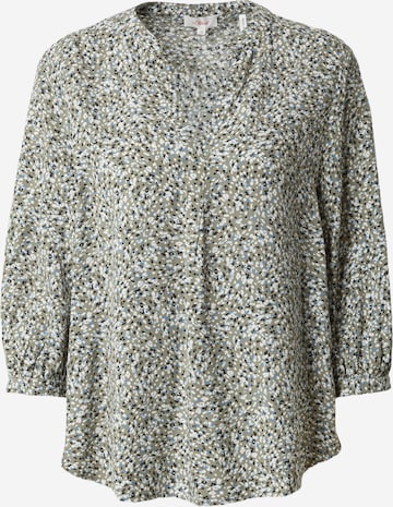 s.Oliver Blouse in Groen: voorkant