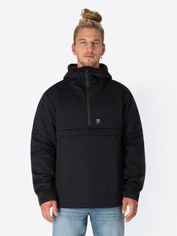 SPITZBUB Between-Season Jacket in Black: front