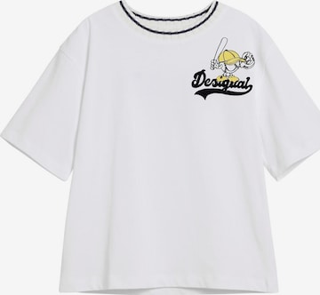 balta Desigual Marškinėliai 'Baseball': priekis