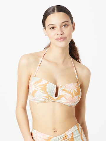 RIP CURL - Bandeau Top de bikini 'ALWAYS SUMMER' en amarillo: frente