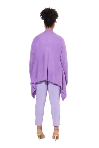 MIAMODA Knit cardigan in Purple