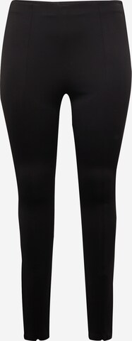 Skinny Leggings de la Calvin Klein Curve pe negru: față