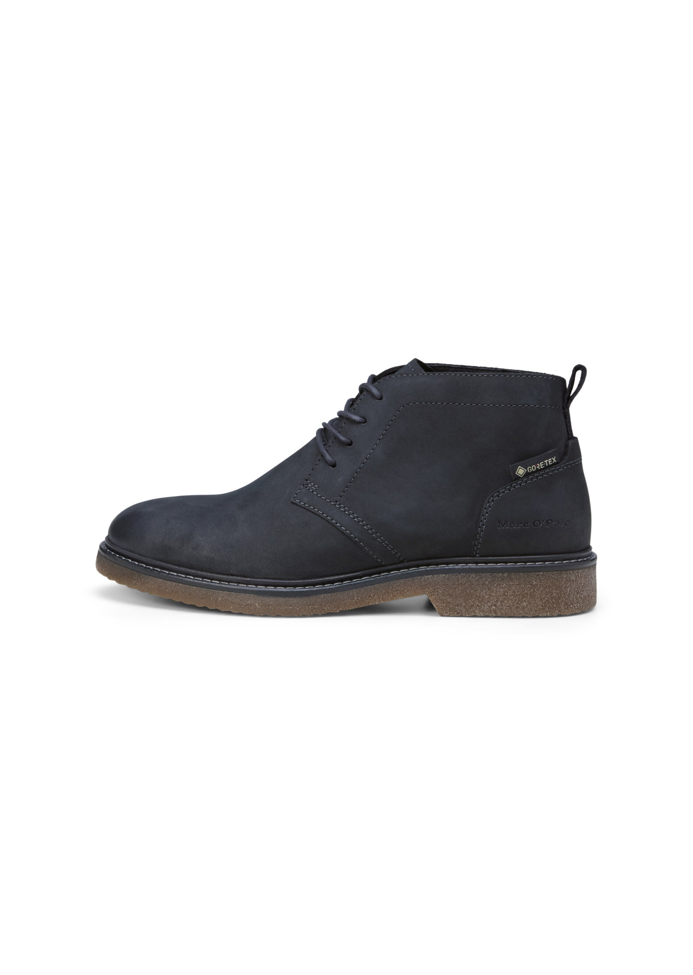 Marc O'Polo Chukka Boots in Zwart: voorkant