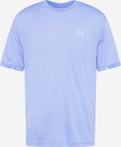 Sergio Tacchini Performance shirt 'YOUNG LINE' in Neon blue / Lavender / White, Item view