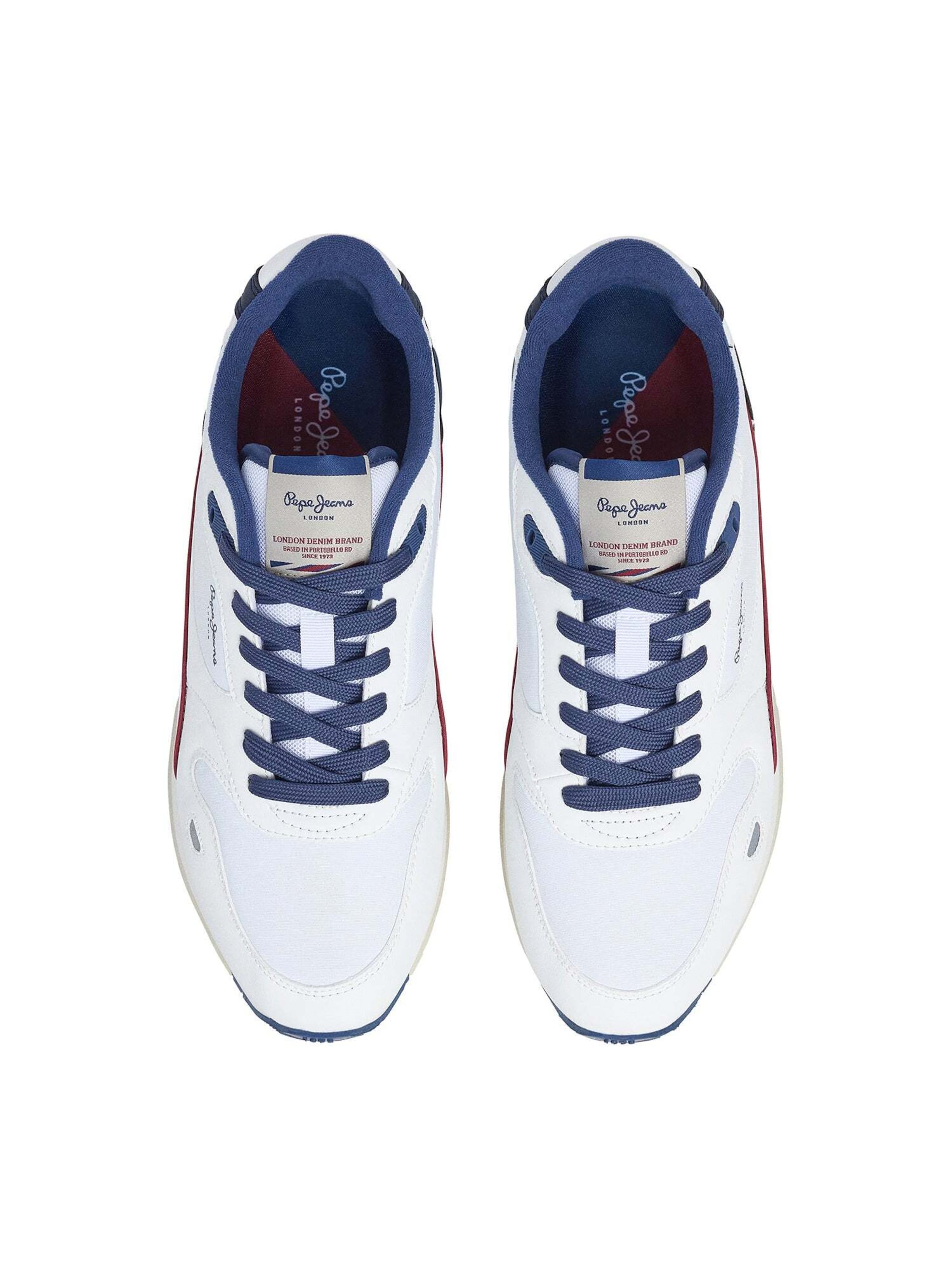Baskets basses 'Bexley South' Pepe Jeans en blanc