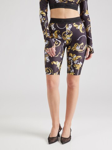 Skinny Leggings di Versace Jeans Couture in nero: frontale
