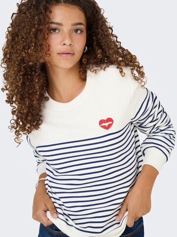 Sweat-shirt ONLY en blanc