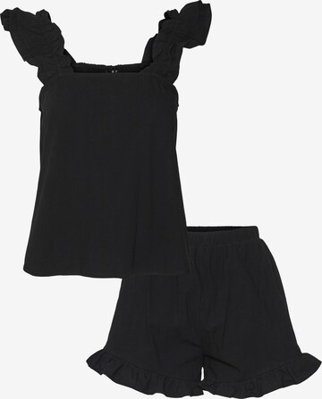 Pyjama 'Glory' VERO MODA en noir : devant