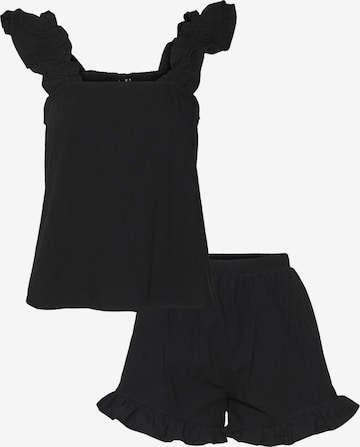 VERO MODA Pyjama 'Glory' in Zwart: voorkant