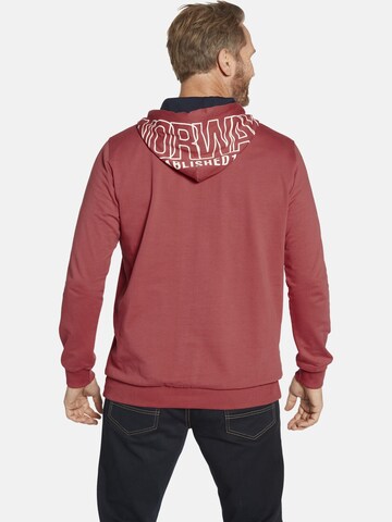 Jan Vanderstorm Sweatshirt ' Wyn ' in Rood