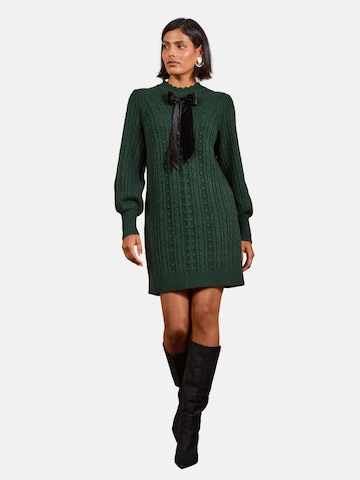 love & roses Knit dress in Green: front