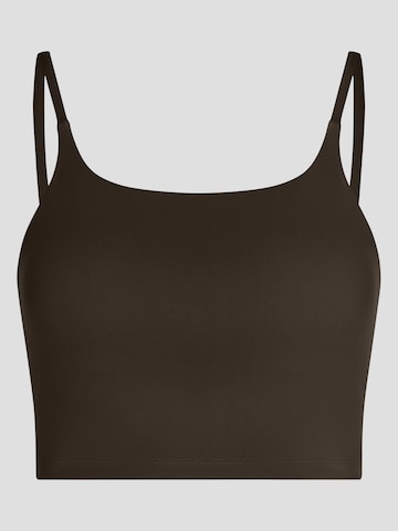 YO-GAYA Bustier Sport bh in Bruin: voorkant