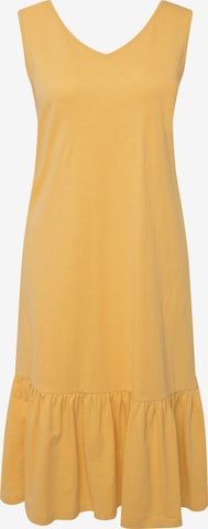 Ulla Popken Summer Dress in Yellow: front