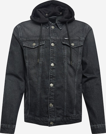 Cars Jeans Between-Season Jacket 'TREY' in Black: front