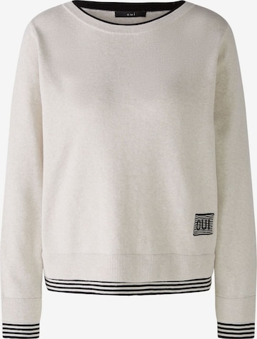 OUI Pullover 'LEEZA' in Weiß: Vorderseite