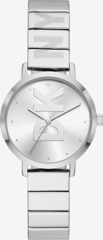 Montre à affichage analogique DKNY en argent : devant