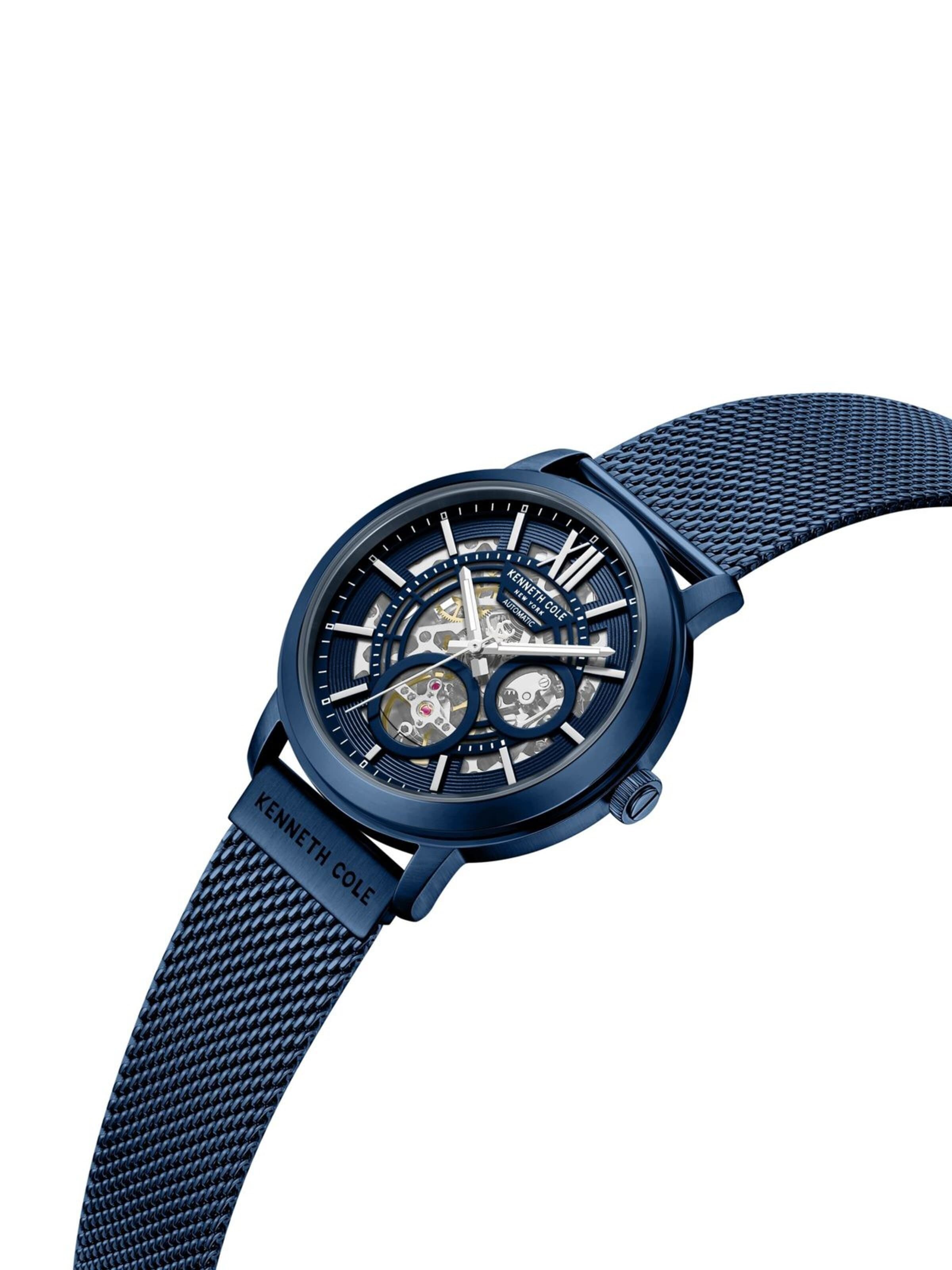Kenneth Cole Analogové hodinky 'Automatic watch Pacific' – modrá