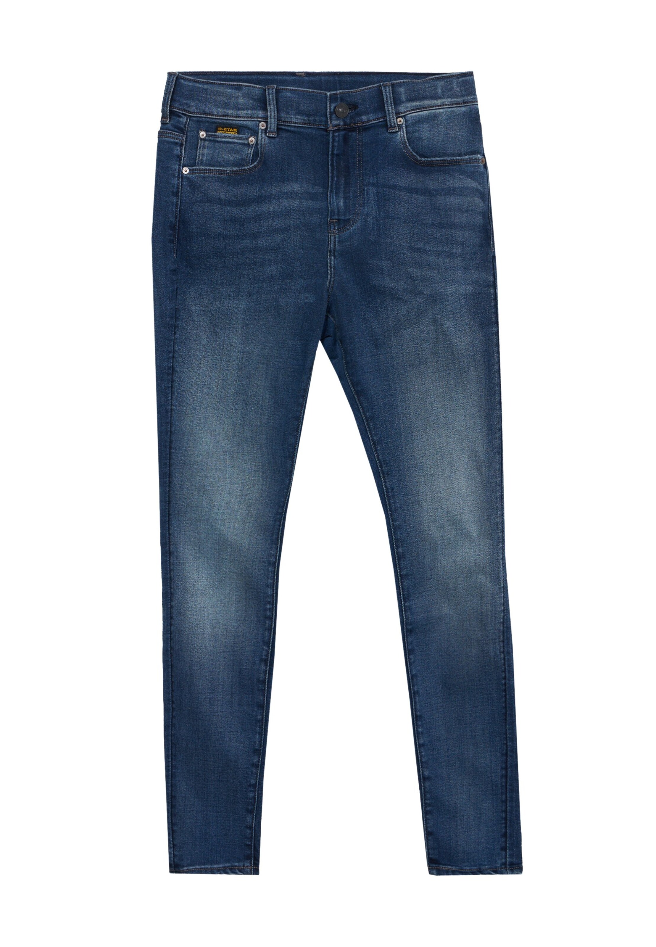 G-STAR Skinny Džíny '3301' – modrá: přední strana