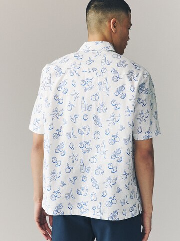 Next Regular fit Button Up Shirt in White