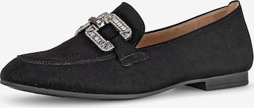 GABOR Classic Flats in Black: front