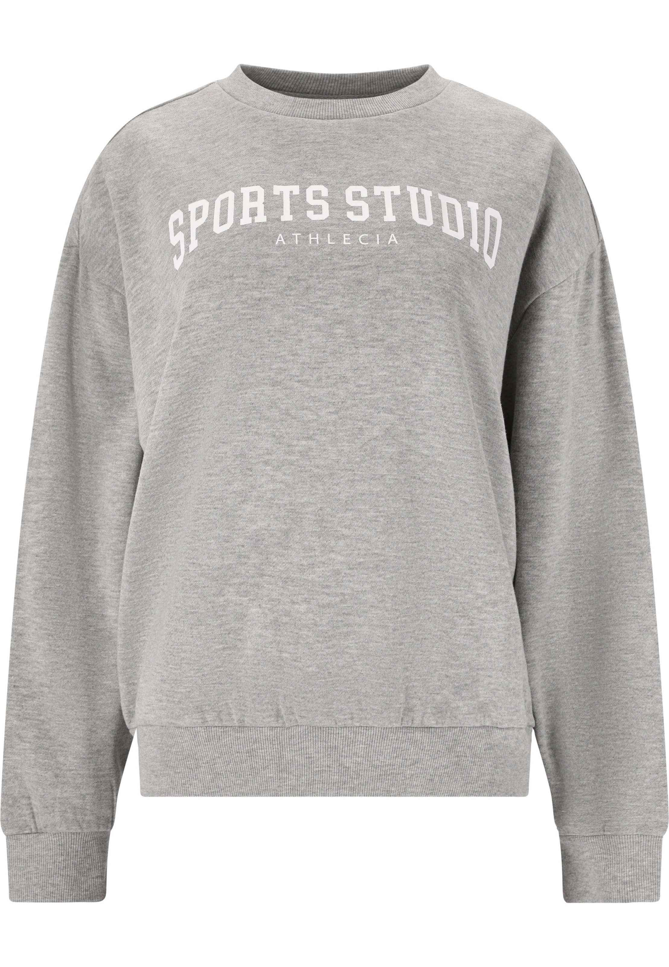 Athlecia Sports sweatshirt 'Giannis' in Grey: front