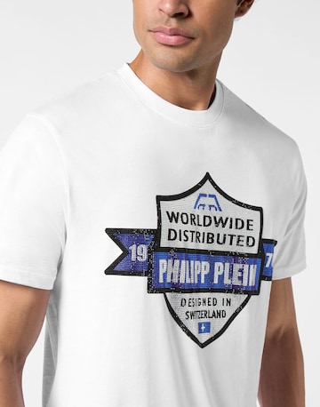 T-Shirt 'Crest' Philipp Plein en blanc