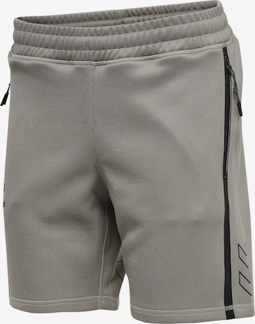 Hummel Regular Workout Pants 'Cima' in Grey