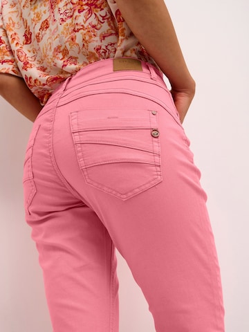 Cream Slimfit Jeans 'Lotte' in Roze