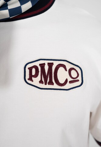 Prohibited - Camiseta 'PMCO' en blanco