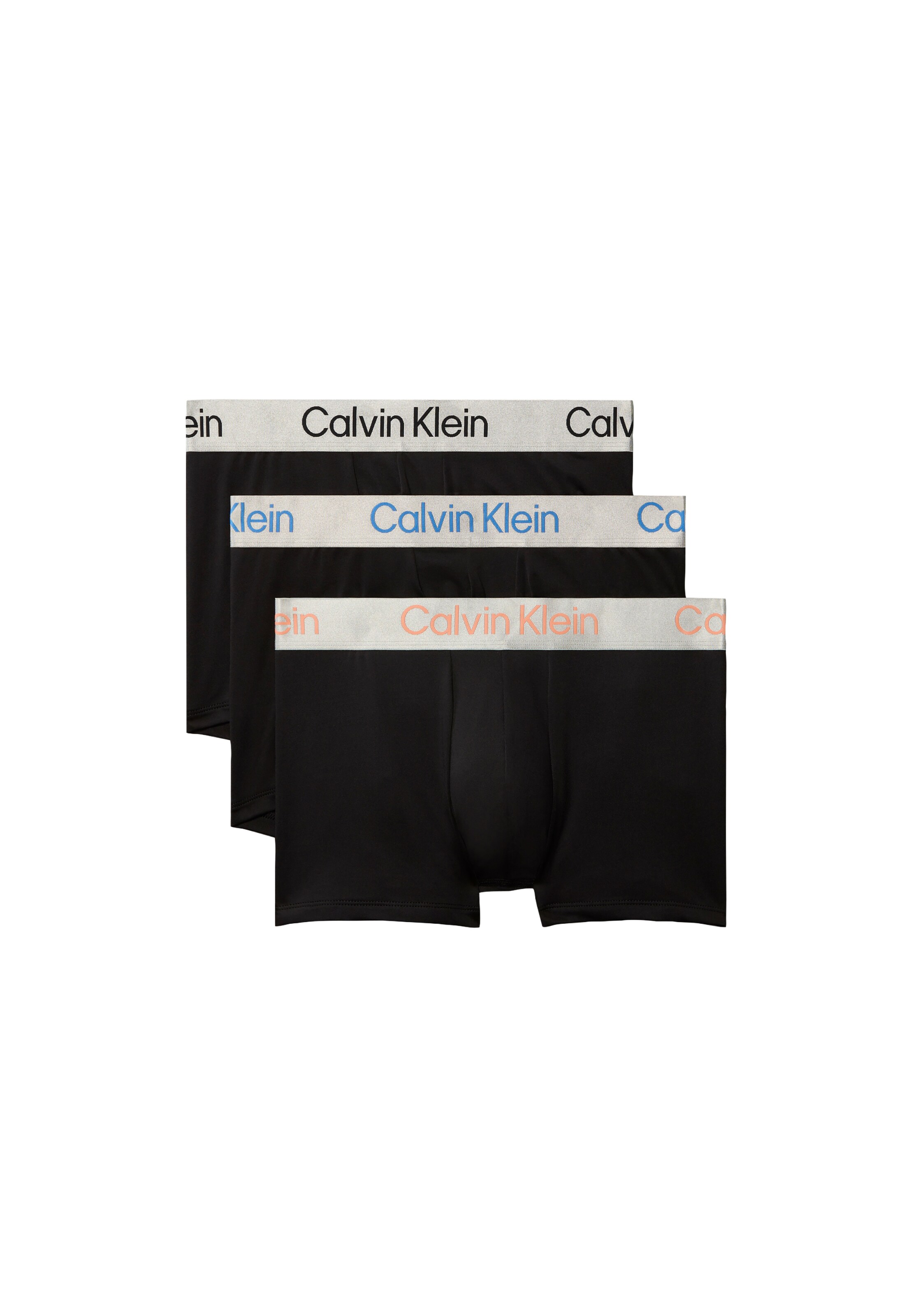 Calvin Klein Underwear Шорты Боксеры в размере XS в Синий / Светло-серый / Светло-оранжевый / Черный, Обзор товара