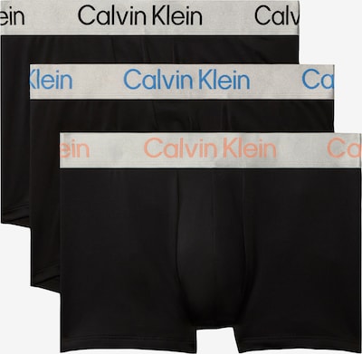 Calvin Klein Underwear Bokserishortsit koossa XS värissä sininen / vaaleanharmaa / vaaleanoranssi / musta, Tuotenäkymä