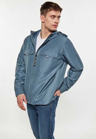 Veste mi-saison urban rain by Schmuddelwedda en bleu : devant