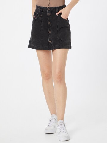 DIESEL - Falda 'ALBUS' en negro: frente