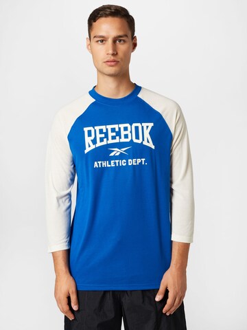 Reebok Λειτουργικό μπλουζάκι 'Workout Ready Supremium' σε μπλε: μπροστά