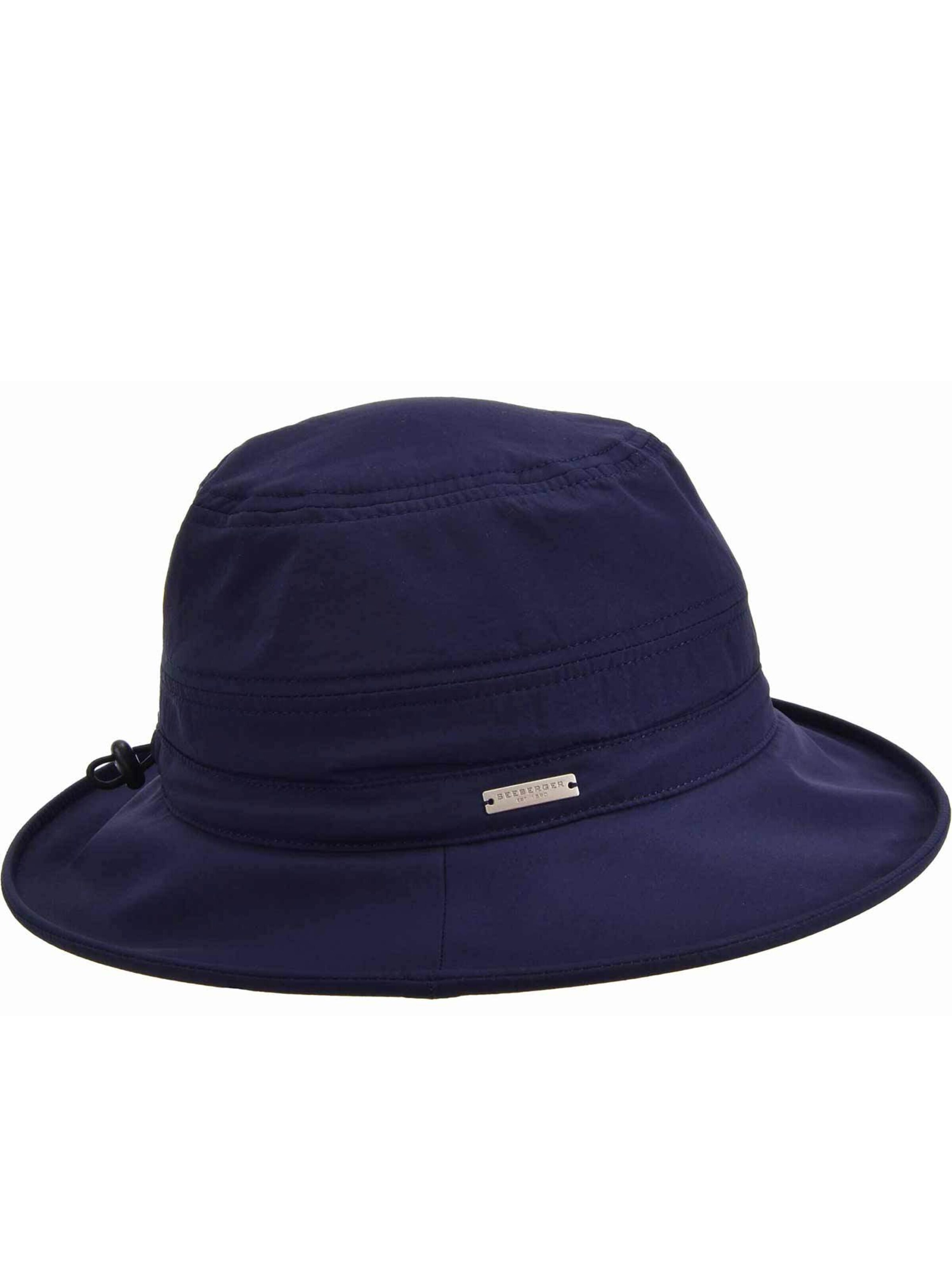 Seeberger Hat 'Hut' in Blue: front