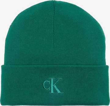 Bonnet Calvin Klein en vert : devant