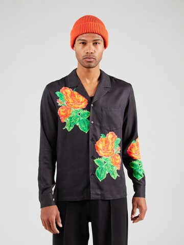 Soulland Regular Fit Skjorte 'Joe' i sort: forside