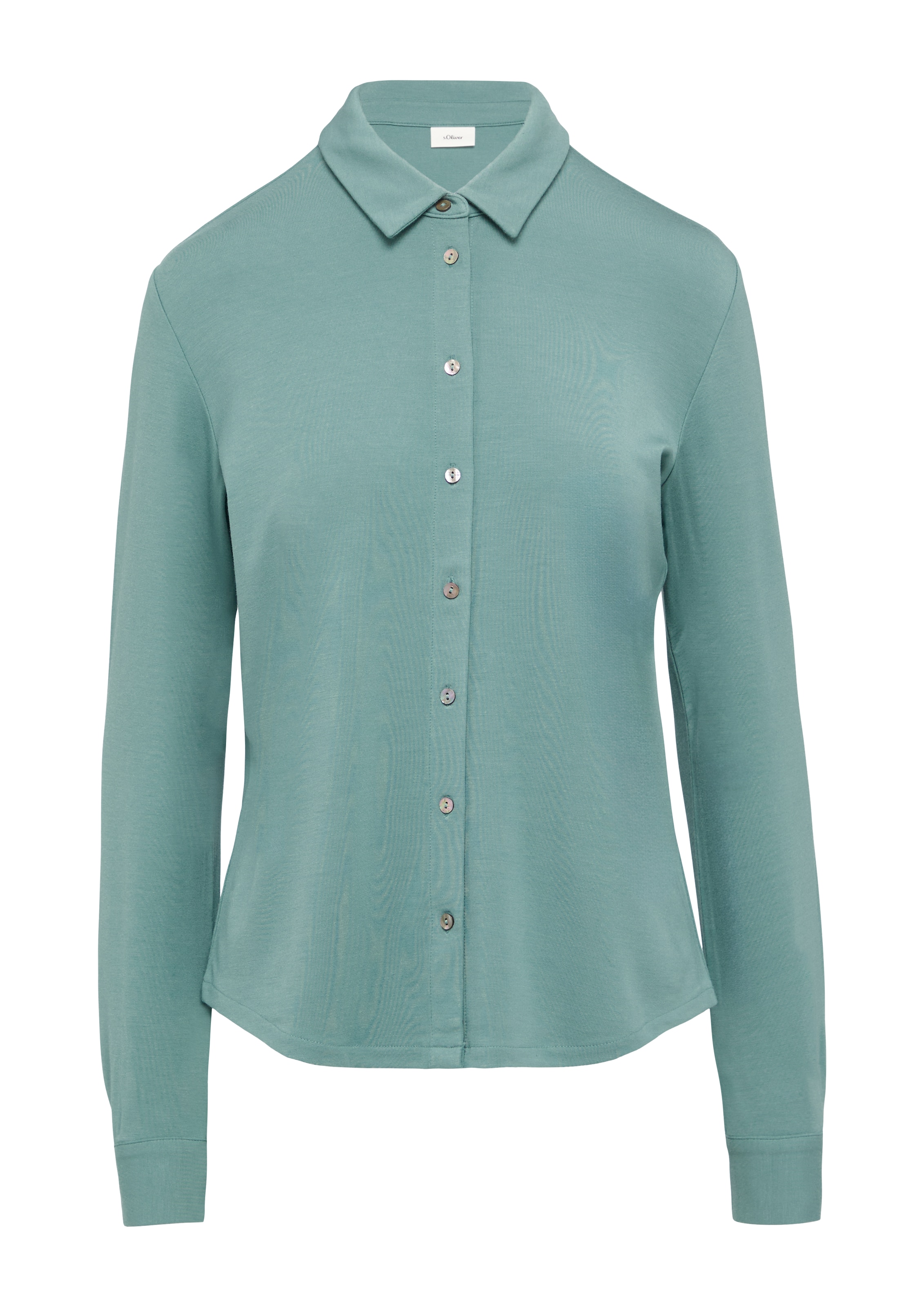 s.Oliver BLACK LABEL Blouse in Blauw: voorkant