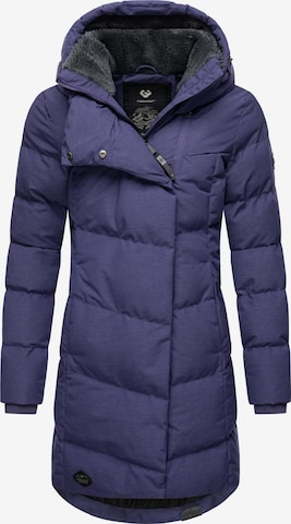 Ragwear Zimní kabát 'Pavla' – modrá: přední strana